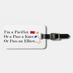MMA Pacifist Humour Design Luggage Tag
