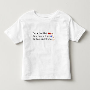 MMA Pacifist Humour Design Toddler T-shirt