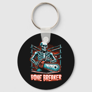 MMA Skeleton Muay Thai Halloween Kickboxing Keychain
