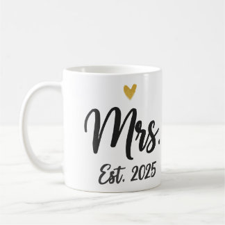 Mme. Env. 2025" Mug Futur Marié au Cœur d'Or