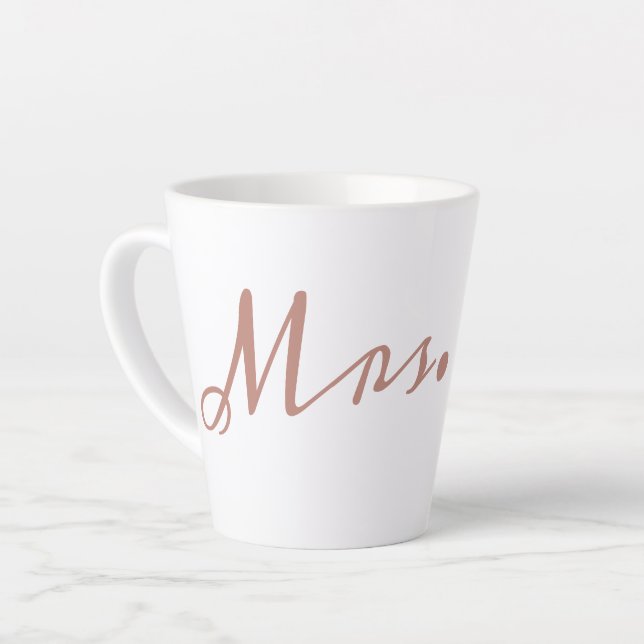 Mme Latte Mug (Angle gauche)