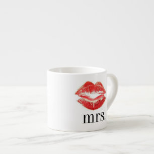 Mme Lipstick Lips : Tasse de café express