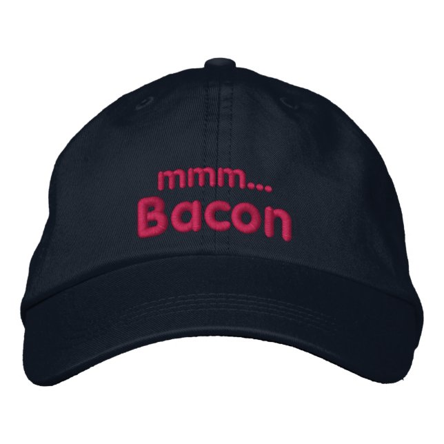 MMM ... Bacon Love Embroidered Hat (Front)