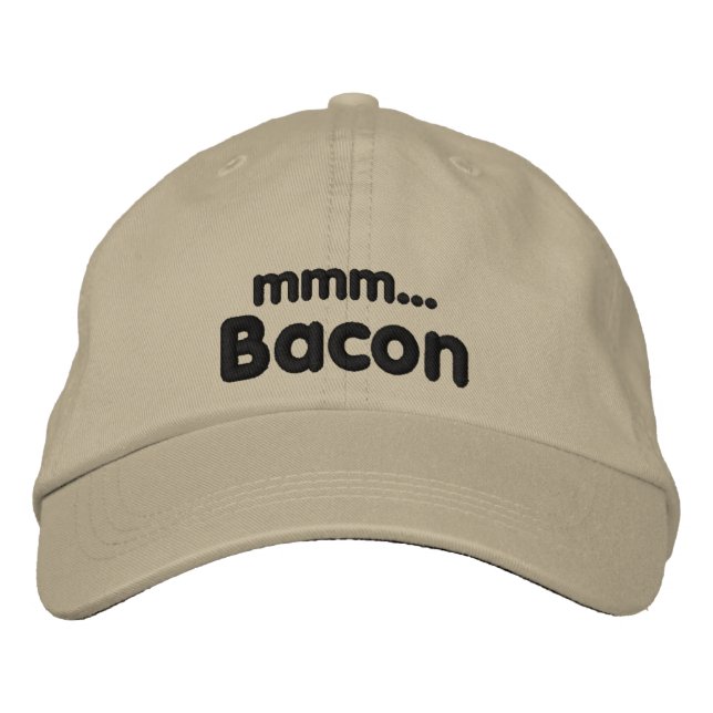 MMM ... Bacon Love Embroidered Hat (Front)