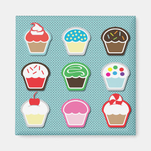 Mmm, Cupcakes! Magnet