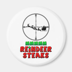 Mmm… Reindeer Steaks Magnet