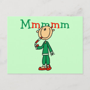 Mmmm Candy Canes Tshirts and Gifts Postcard
