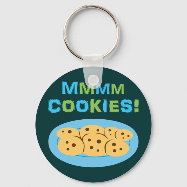 Mmmm Cookies! Keychain (Front)