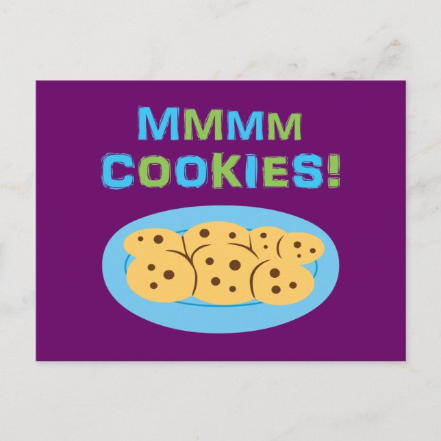 Mmmm Cookies! Postcard (Front)