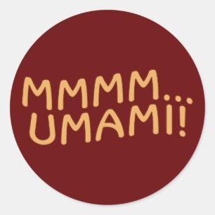 Mmmm Umami Classic Round Sticker