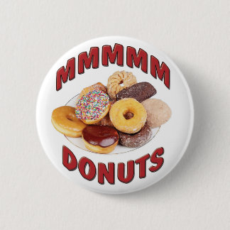 MMMMM DONUTS 2 INCH ROUND BUTTON