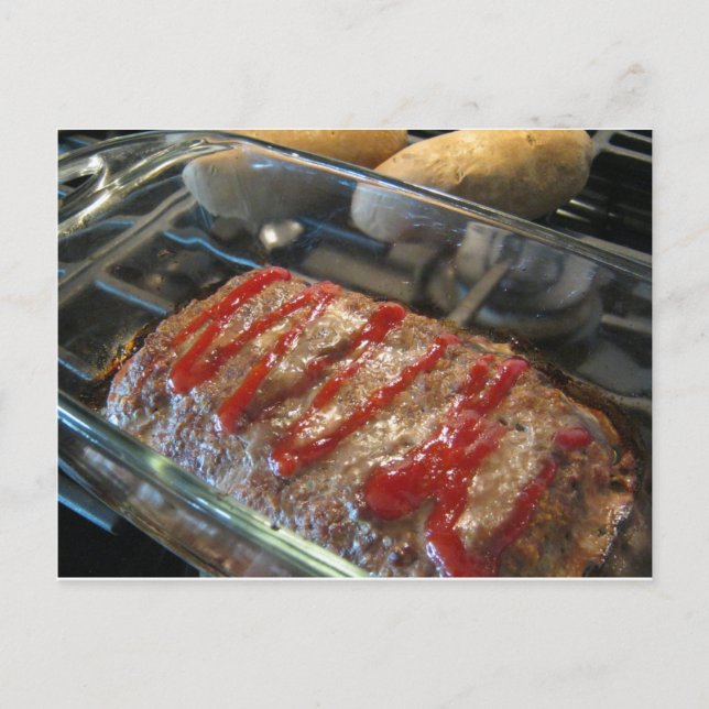 Mmmmm, Meatloaf! Recipe Card (Front)