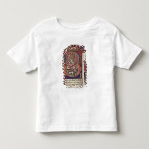 Mms 9961-2 Historiated Initial 'B' from the Peterb Toddler T-shirt