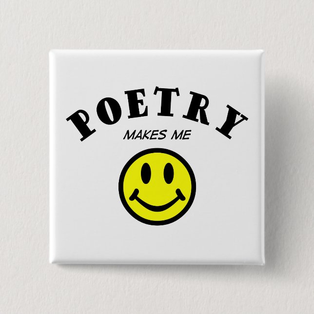 MMS:  Poetry 2 Inch Square Button (Front)