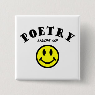 MMS:  Poetry 2 Inch Square Button