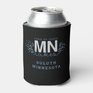 MN 10K Lakes Splash Black Can Cooler