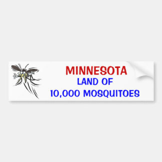 MN Land of 10,000 Bumper Sticker