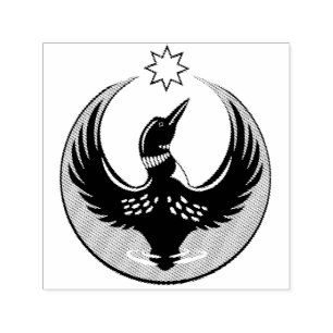 MN Loon Rising Self-inking Stamp