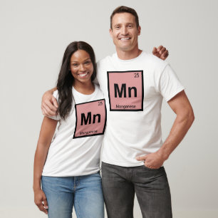 Mn - Manganese Chemistry Periodic Table Symbol T-Shirt