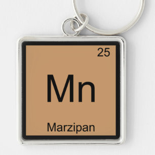 Mn - Marzipan Funny Chemistry Element Symbol Tee Keychain