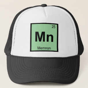 Mn - Memnon Greek Chemistry Periodic Table Symbol Trucker Hat