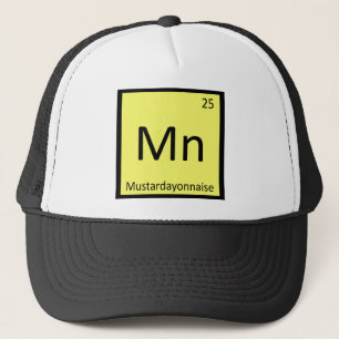 Mn - Mustardayonnaise Mayo Mustard Chemistry Trucker Hat