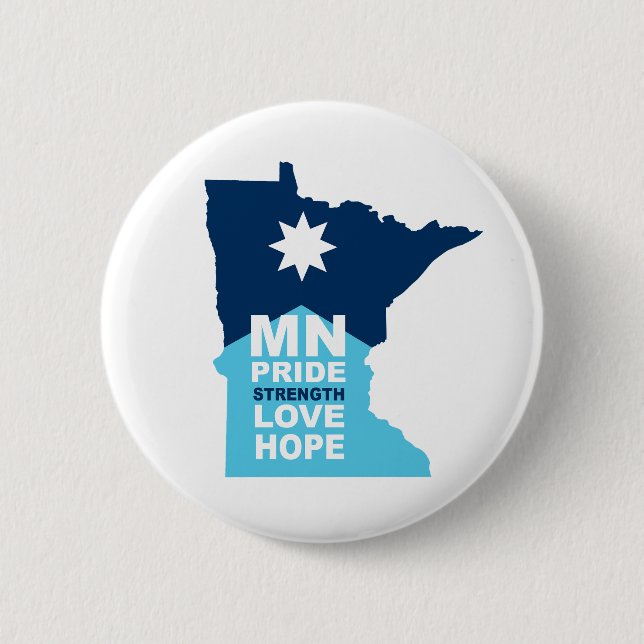 MN Strong  2 Inch Round Button (Front)