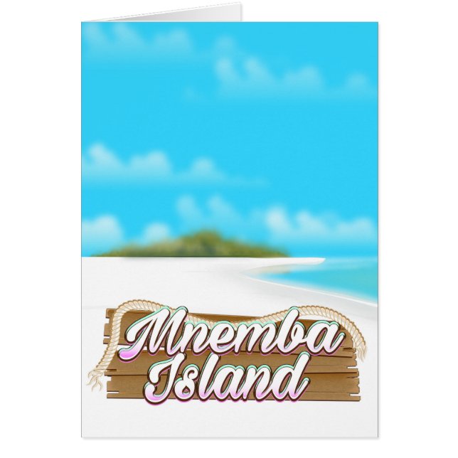 Mnemba Island travel poster (Front)