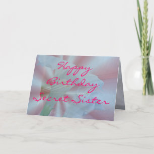 MNFl-SecSisBday- customize Card