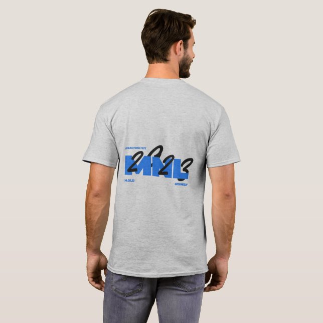 MNL 2023 Evolution Men's Basic T-Shirt (Back Full)