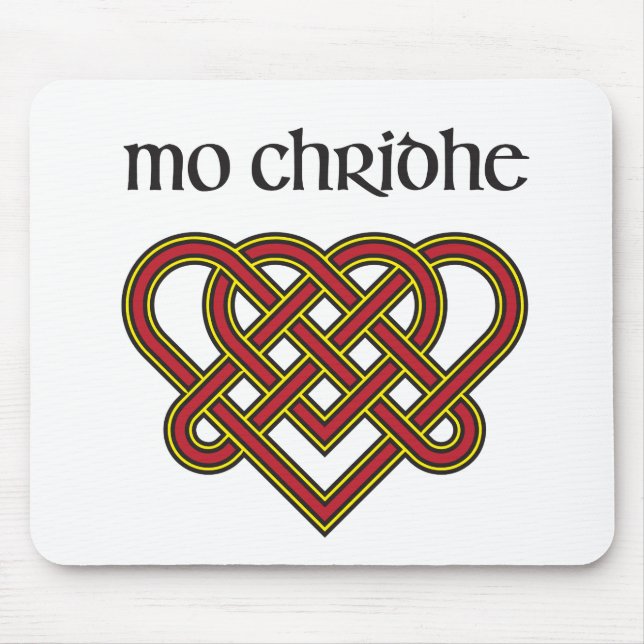 Mo Chridhe - My Heart in Gaelic Mouse Pad (Front)