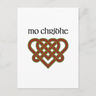 Mo Chridhe - My Heart in Gaelic Postcard