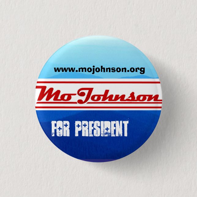 Mo for president small button (Front)