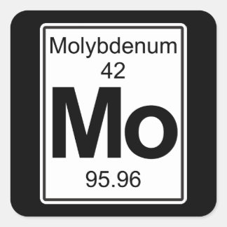 Mo - Molybdenum Square Sticker