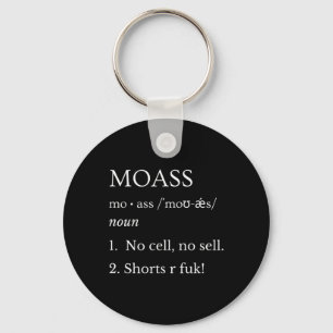 Mo No Cell No Sell Shorts R For Stonk Gamer Apes  Keychain