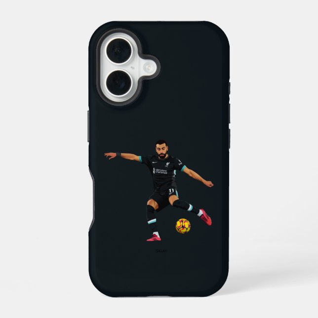 Mo Salah - Liverpool iPhone 16 Case (Back)