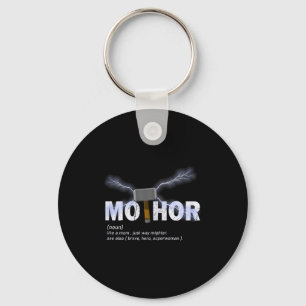 Mo-thor like mom way mightier funny mother's day  keychain