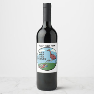 Moa NZ Bird Wine Label