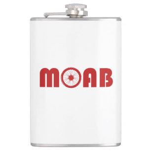 Moab (Bike Wheel) Hip Flask