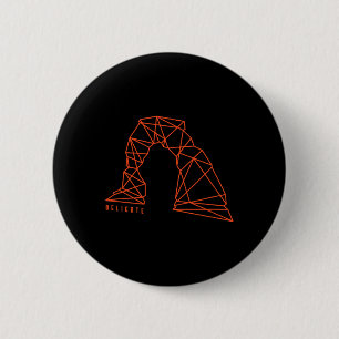 Moab Delicate Arch For Hiking And Camping Lovers 2 Inch Round Button
