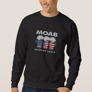 Moab Drinking Squad Utah Alcoholic Ut Drinker Craf Sweatshirt