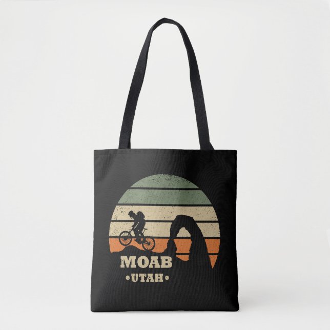 Moab mtb mountain biking tote bag (Front)