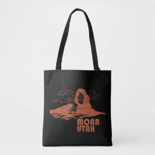 Moab mtb mountain biking tote bag