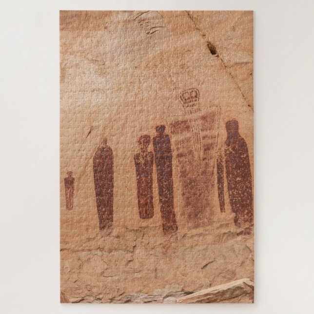 Moab Rock Art the Great Gallery Jigsaw Puzzle (Vertical)