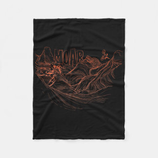 Moab Sandstone Mountain Biking Desert Design  Fleece Blanket