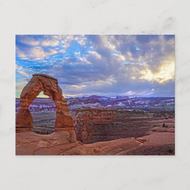 Moab Utah - Arche délicate - Carte postale (Devant)