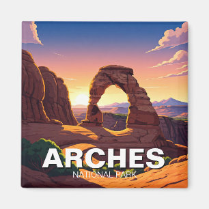Moab Utah Arches National Park Magnet