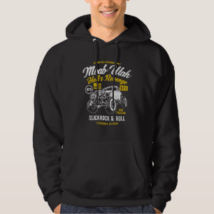 Moab Utah Hells Revenge 4x4 Vintage Distressed Sty Hoodie