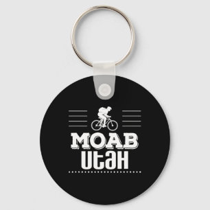 Moab Utah Mountain Biking Keychain
