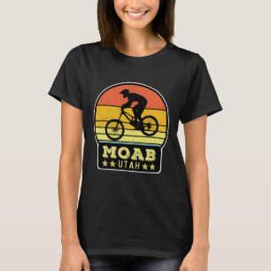 Moab Utah Mtb Vintage Downhill Mountain Biking Tra T-Shirt
